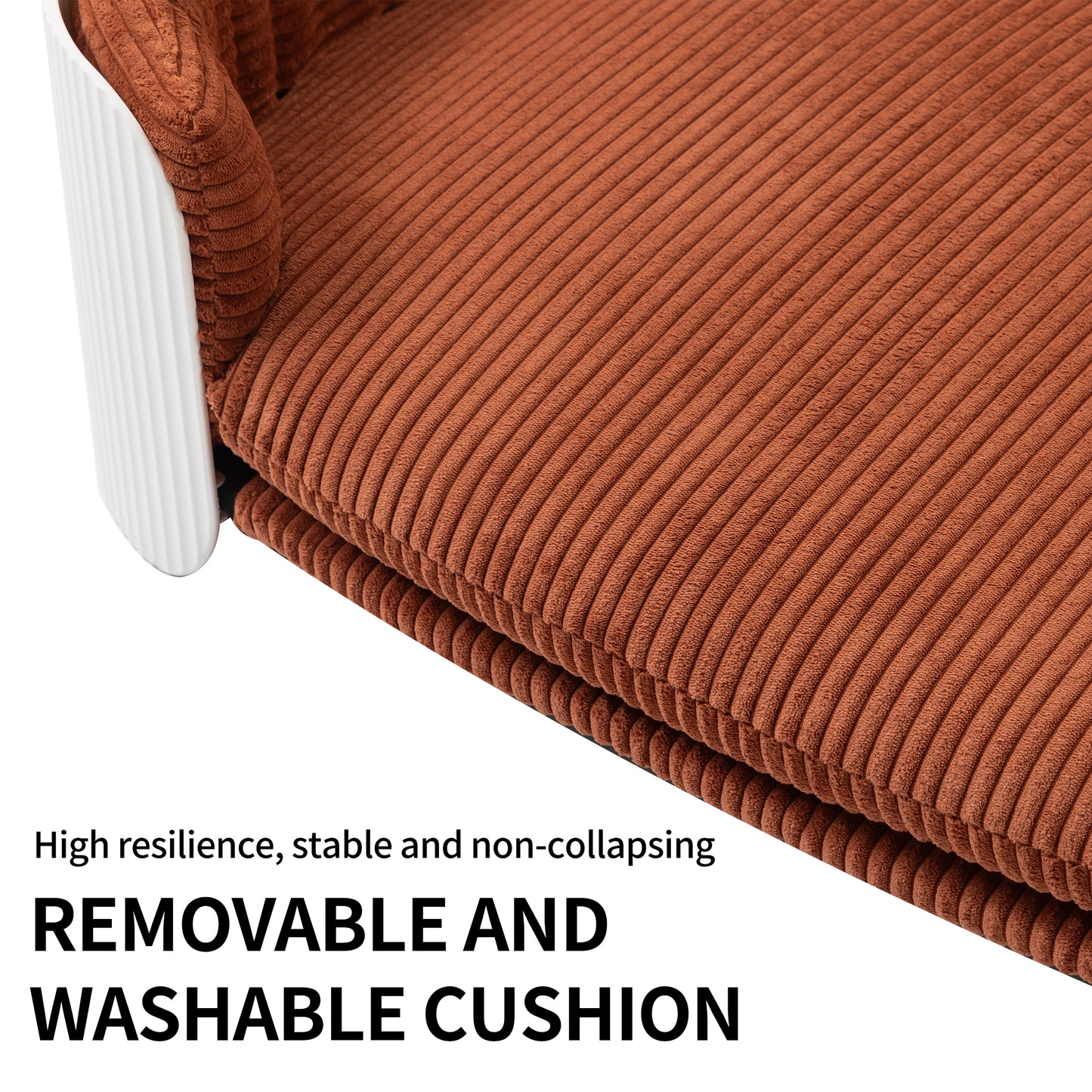 CHOTTO - Tama PP Pet Sofa- Large White+Brown