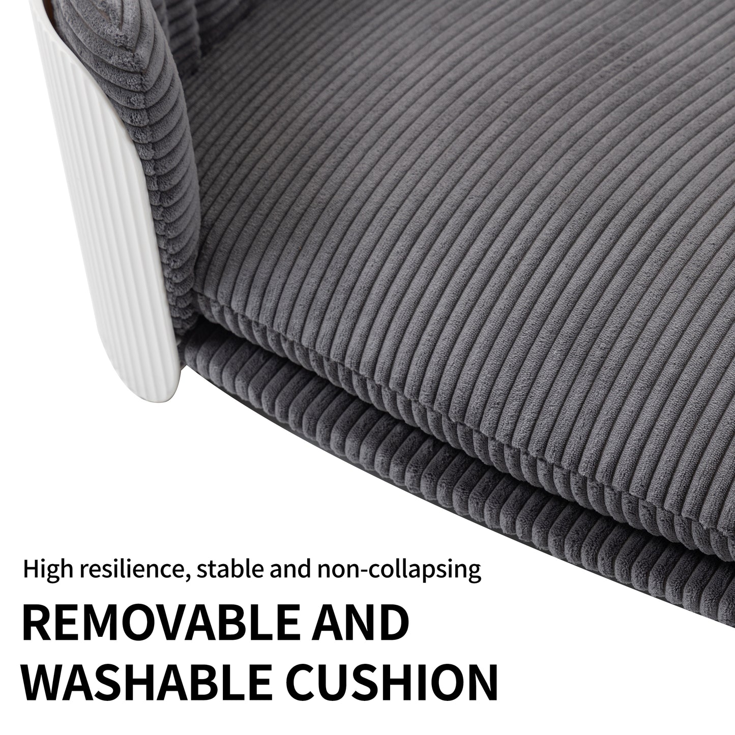 CHOTTO - Tama PP Pet Sofa- Midium White+Grey