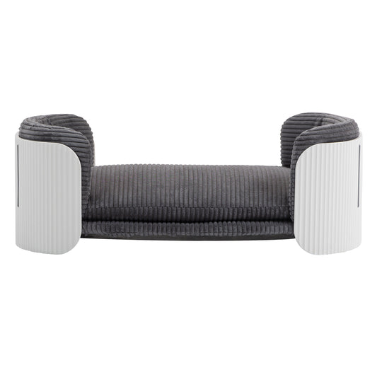 CHOTTO - Tama PP Pet Sofa- Midium White+Grey