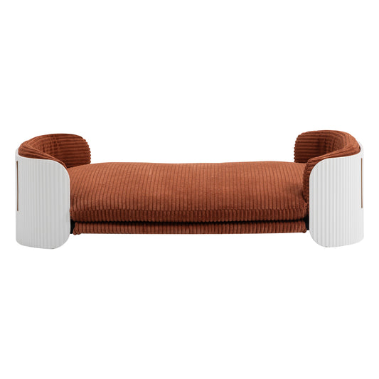 CHOTTO - Tama PP Pet Sofa- Large White+Brown