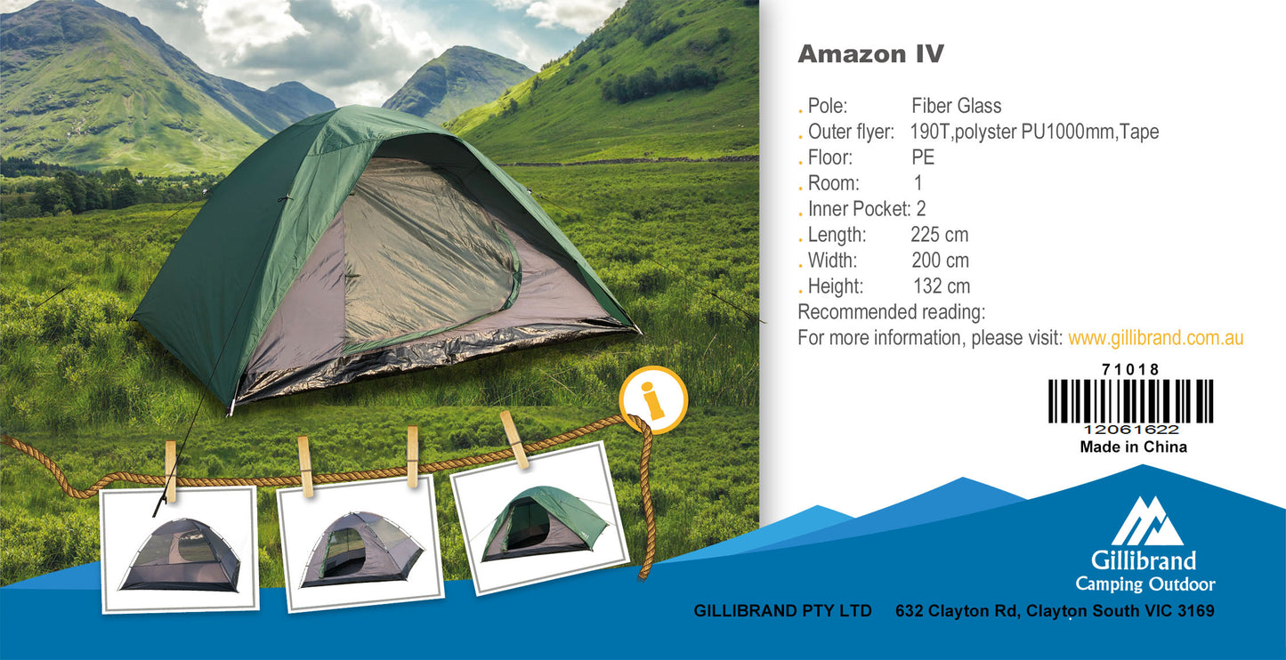 Chotto Outdoor - Amazon IV (3-4 people) Camping Tent