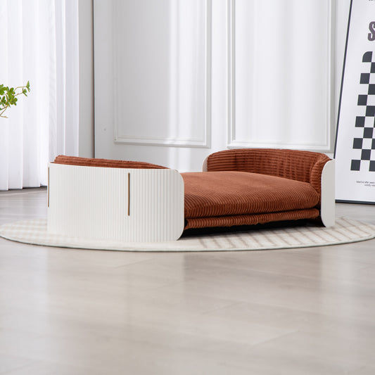 CHOTTO - Tama PP Pet Sofa- Large White+Brown