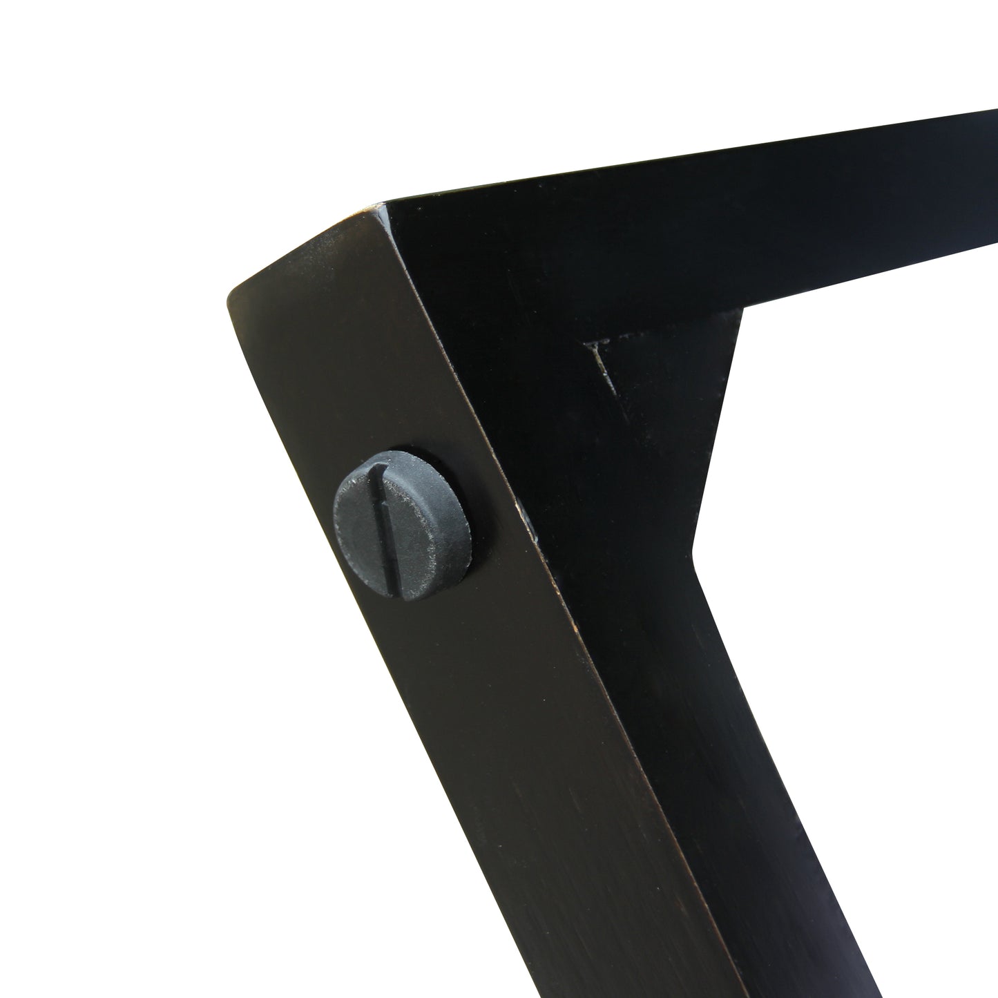 CHOTTO - Kika Rounded Rectangle Coffee Table - Black Marble Color