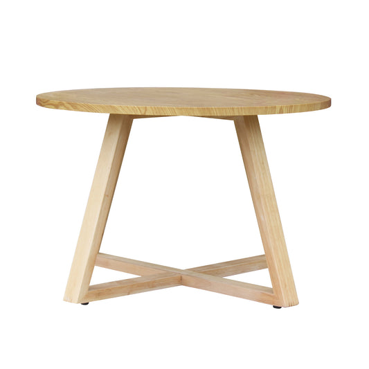 CHOTTO - Juji Round Top Coffee Table - Wood - 70cm