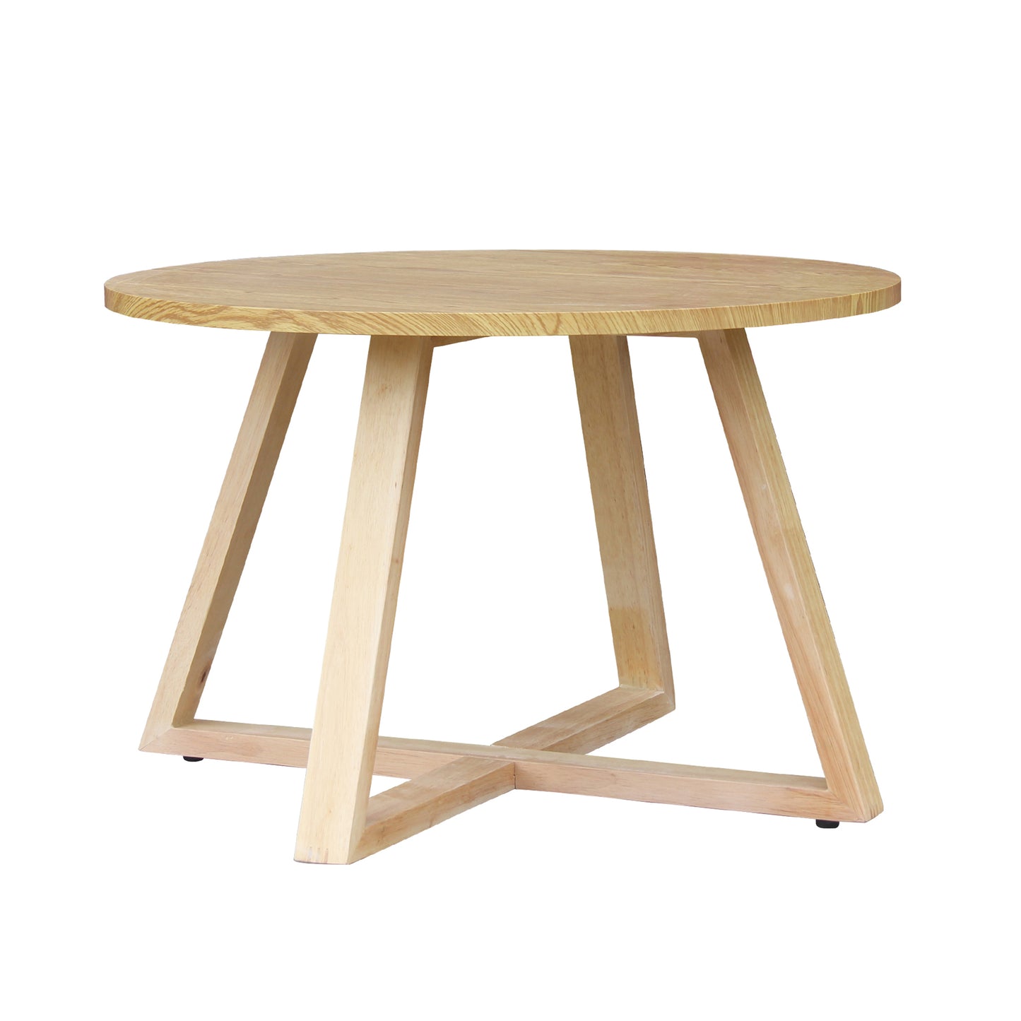 CHOTTO - Juji Round Top Coffee Table - Wood - 70cm