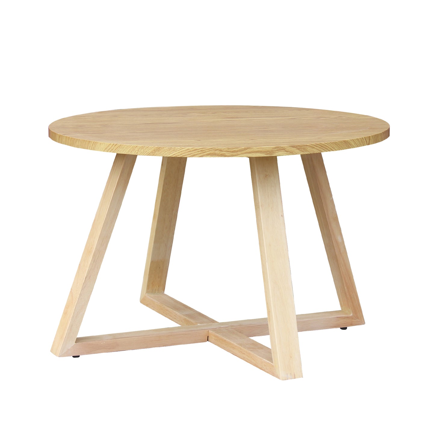 CHOTTO - Juji Round Top Coffee Table - Wood - 70cm