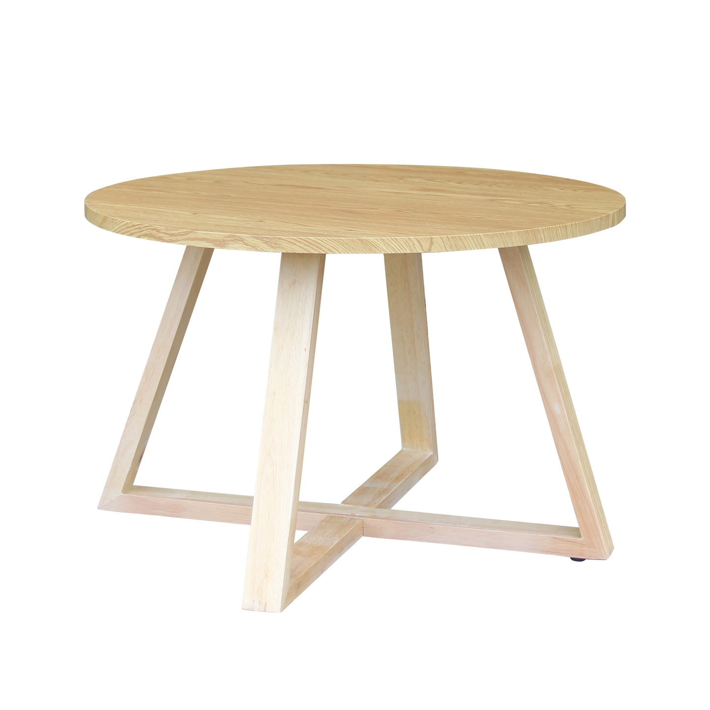 CHOTTO - Juji Round Top Coffee Table - Wood - 70cm
