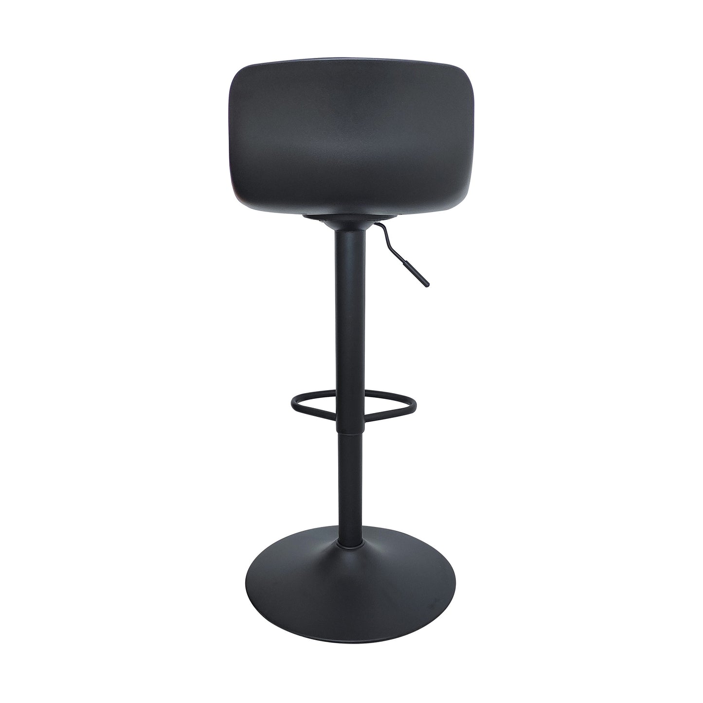 CHOTTO - Eri Adjustable Swivel Bar Stools -Black x 3
