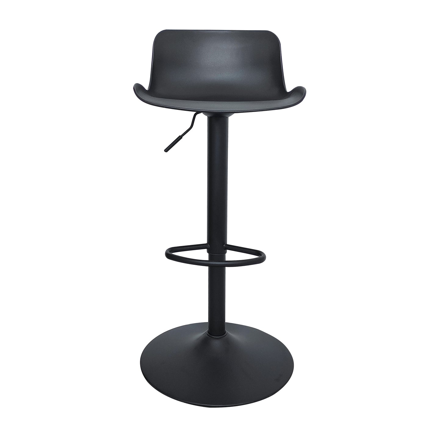 CHOTTO - Eri Adjustable Swivel Bar Stools -Black x 3