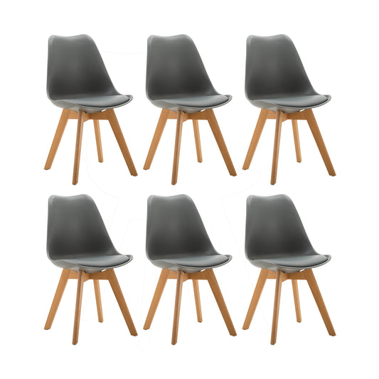 Chotto - Ando Dining Chairs - Grey ( set of 6)