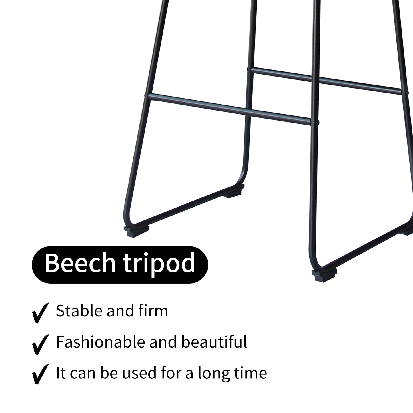 CHOTTO - Kaba Barstool - Black x 2