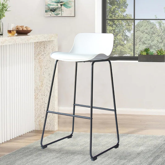 CHOTTO - Kaba Barstool - White x 2