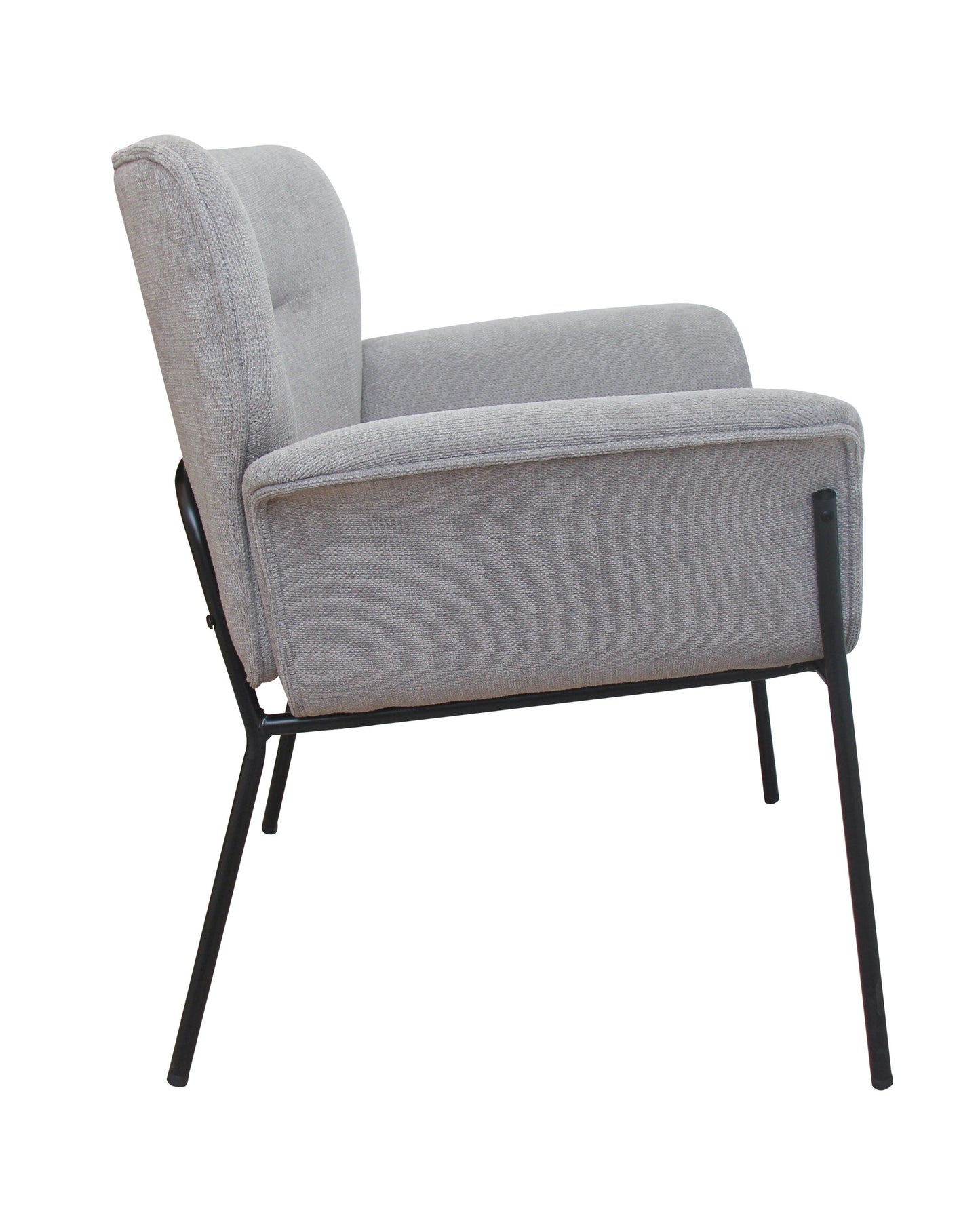 Suda Designer Lounge Armchair - Grey - Chotto Furniture