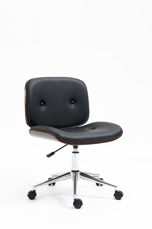 Fudo Adjustable Swivel Vegan Leather Office Chair - Chotto Furniture