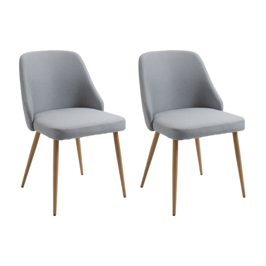 CHOTTO - Niko Dining Chairs - Grey (Set of 2)