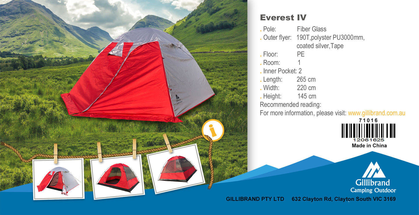 Chotto Outdoor - Everest IV Camping Tent