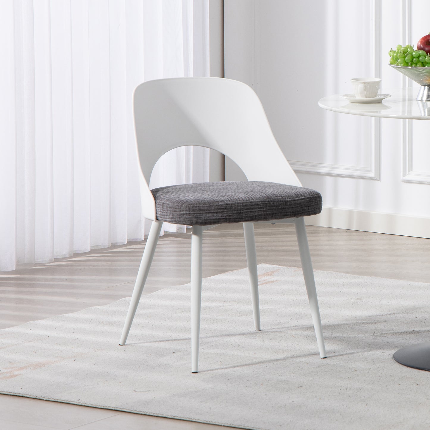 CHOTTO - Rei PP Dining Chair -White x 2