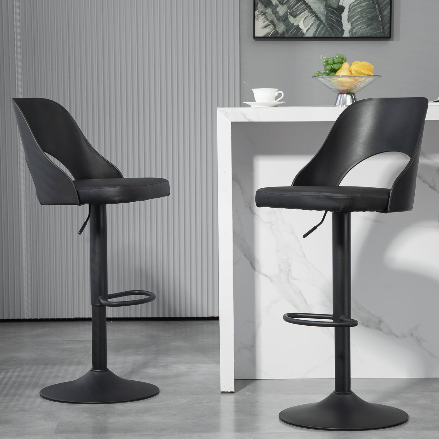 CHOTTO - Kumo Barstool - Black X 2