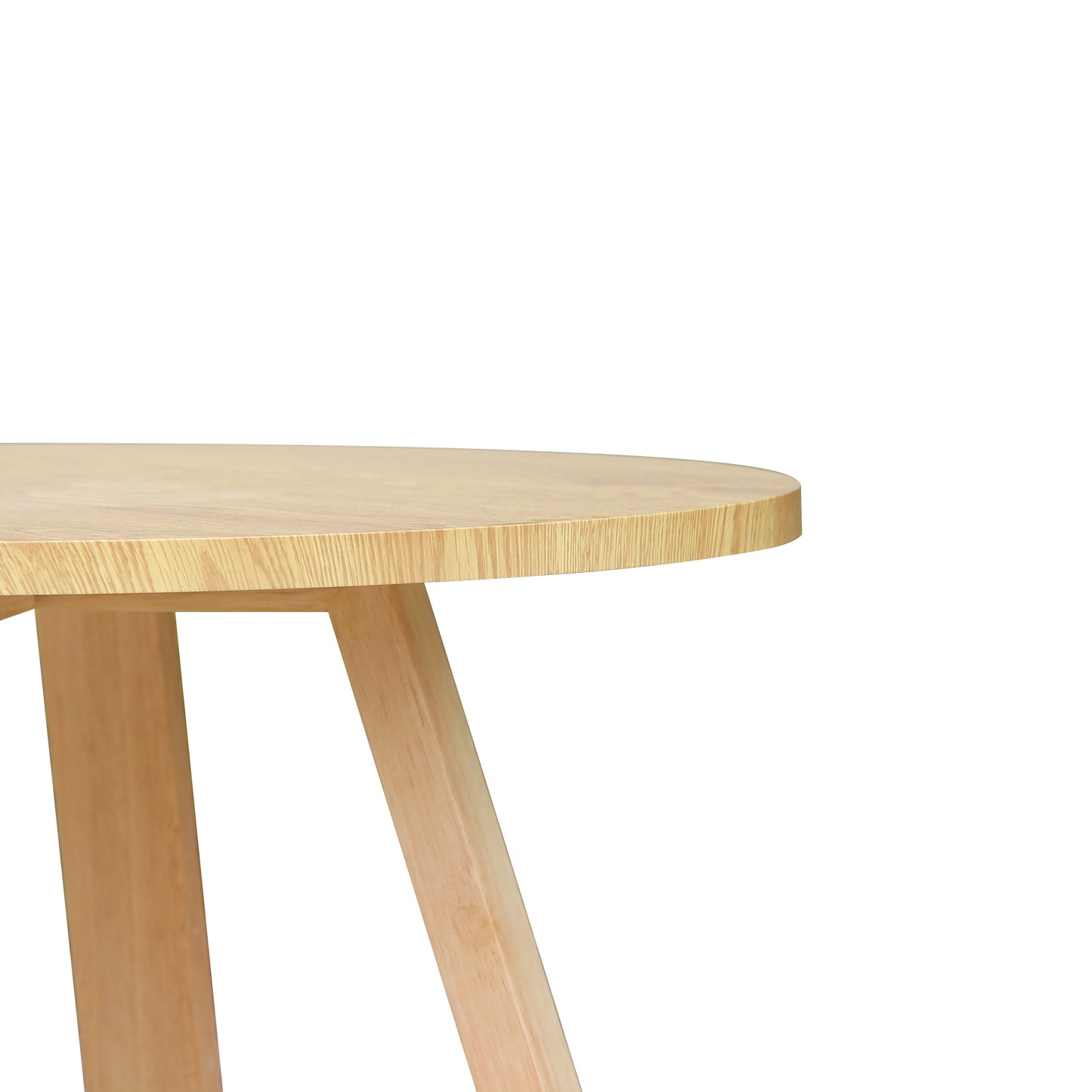 CHOTTO - Juji Round Top Coffee Table - Wood - 60cm