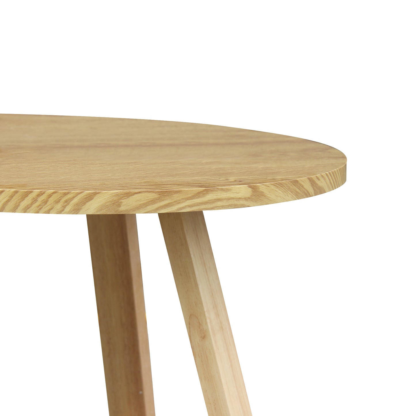 CHOTTO - Juji Round Top Coffee Table - Wood - 70cm