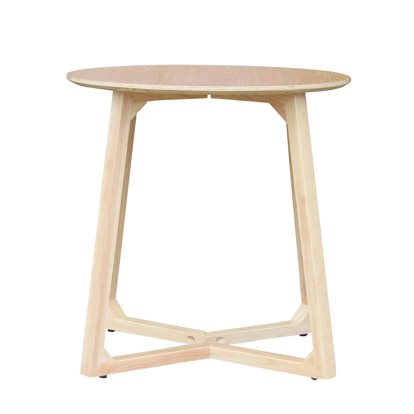 CHOTTO - Tsuno Round Top Coffee Table - Wood - 60cm