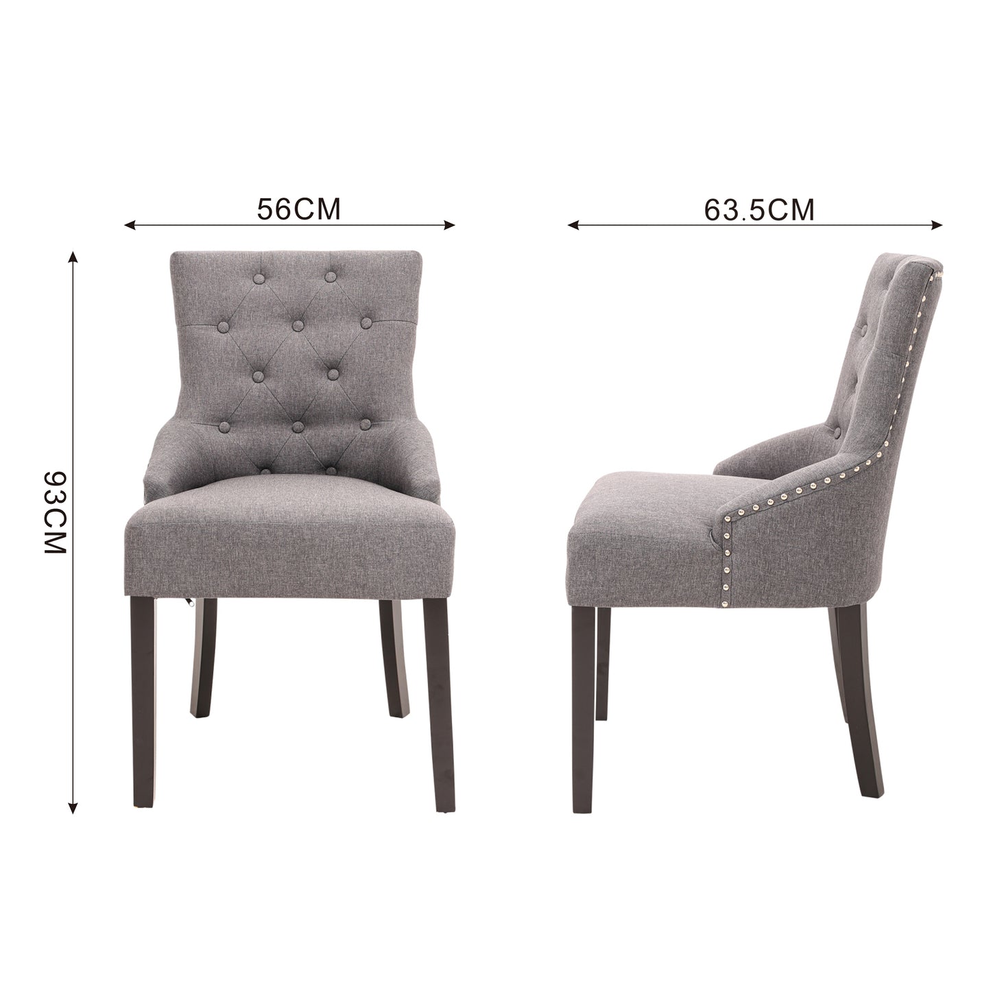 CHOTTO - Satoko Dining Chair - Grey