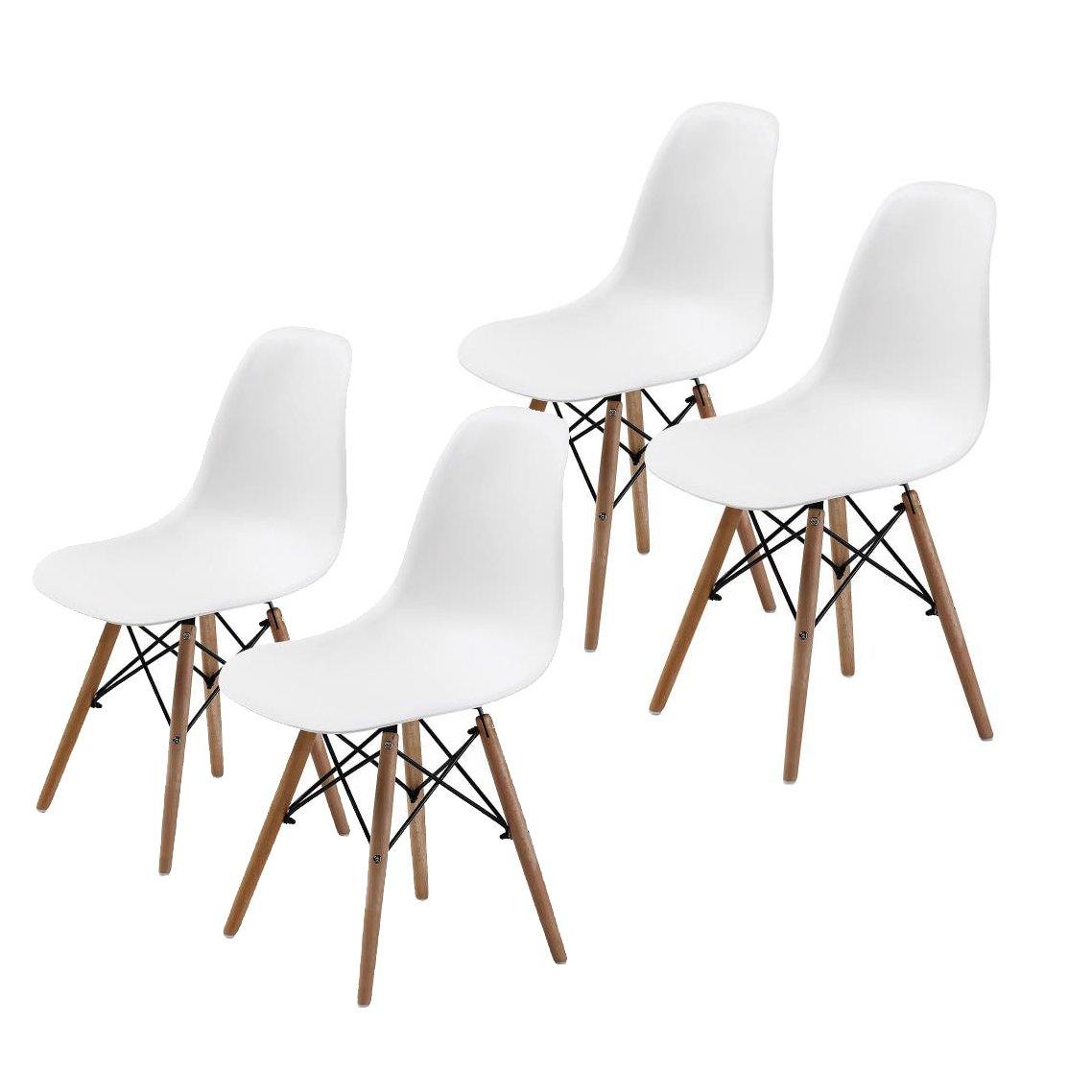 Mana Dining Chairs - White x 4 - Chotto Furniture