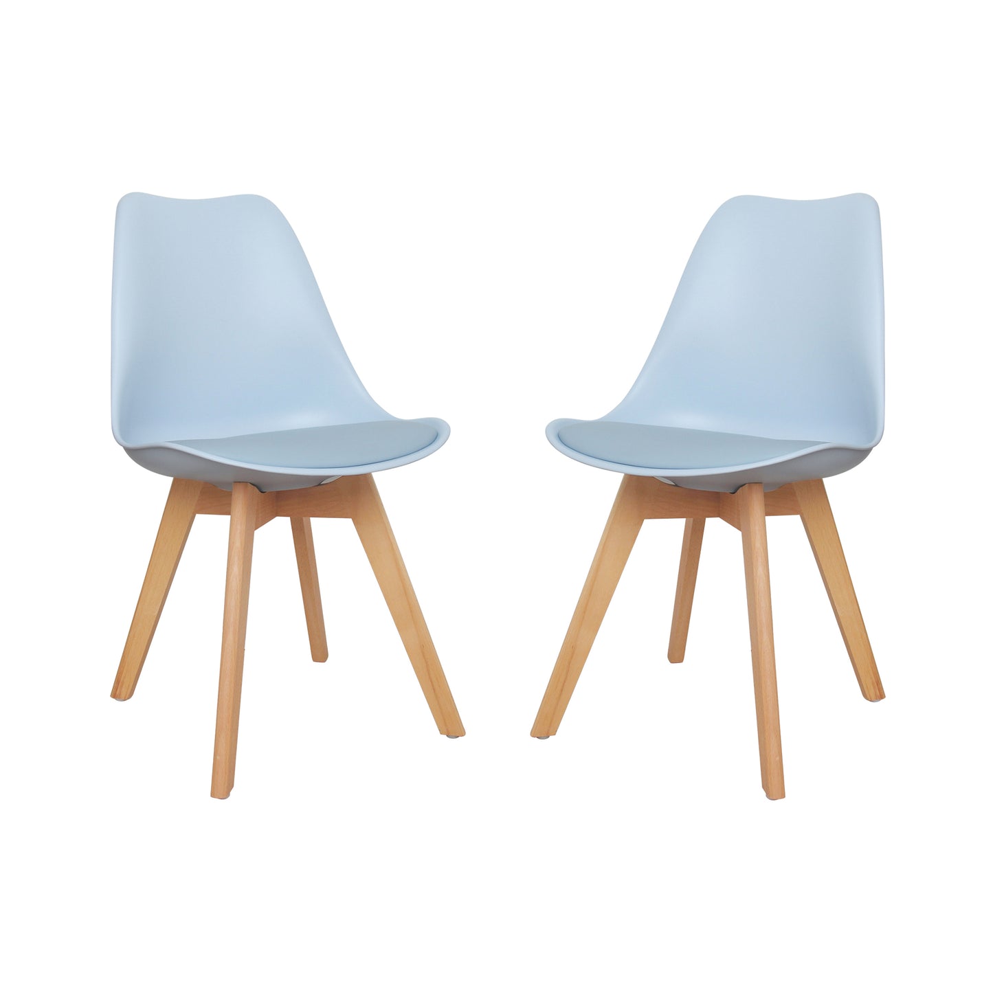 CHOTTO - Ando Dining Chairs - Baby Blue x 2