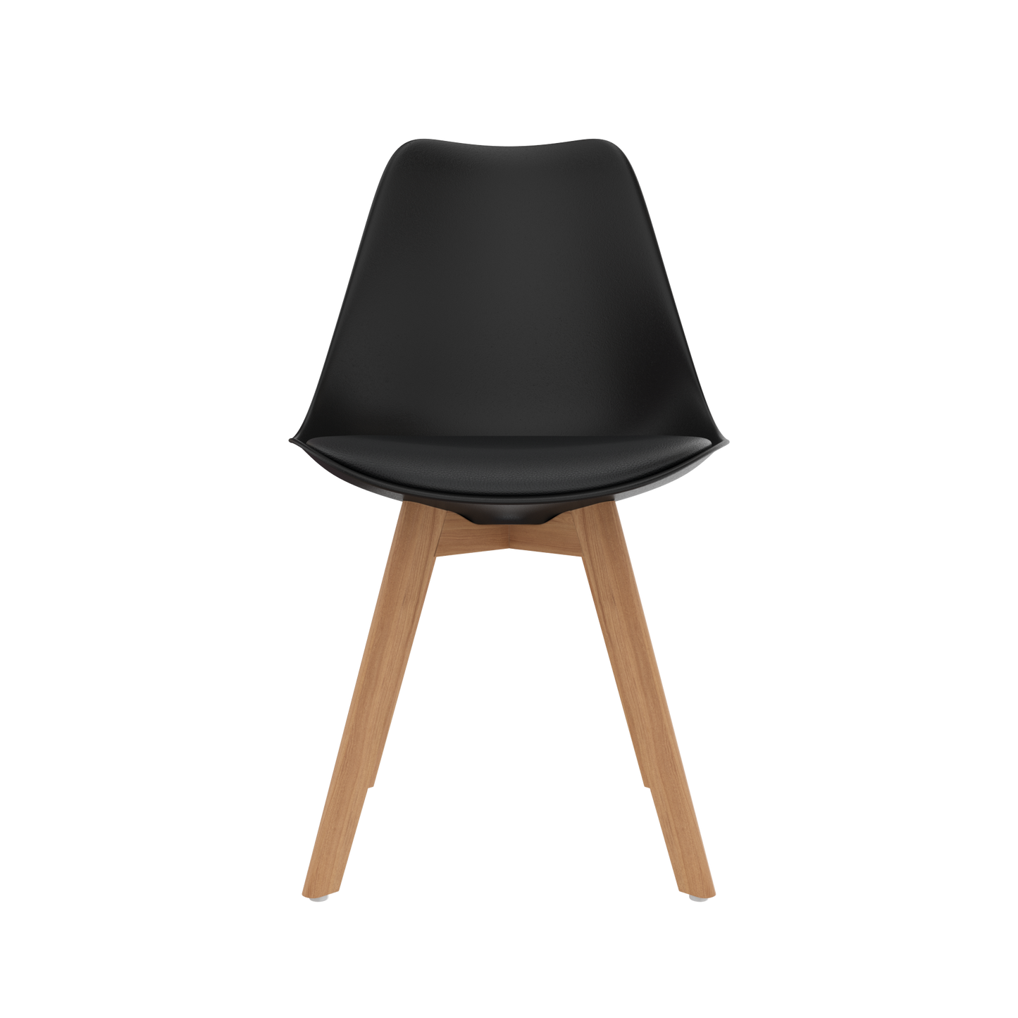 CHOTTO - Ando Dining Chairs - Black x 2