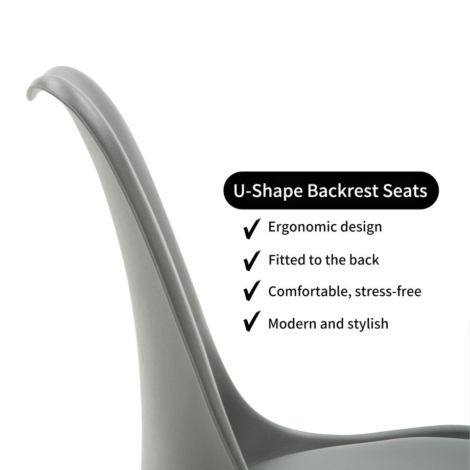 Chotto - Ando Dining Chairs - Grey ( set of 6)