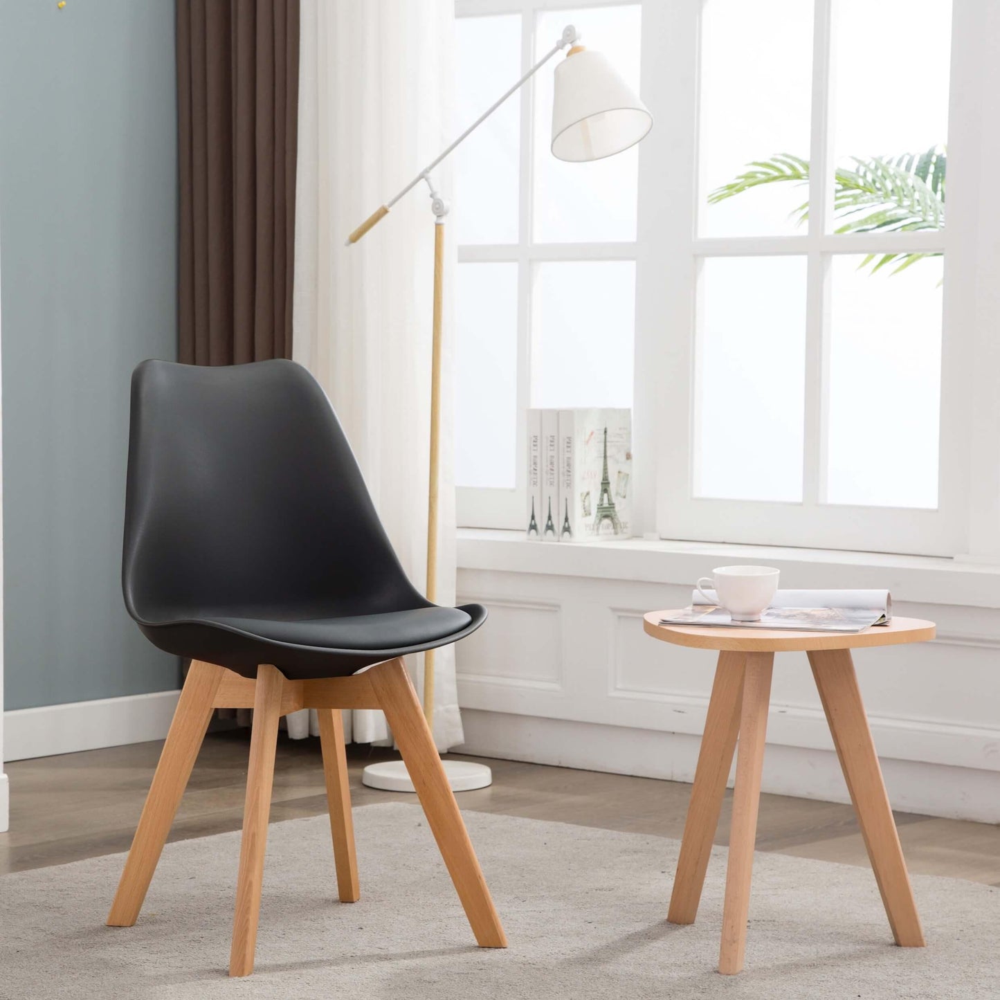 Ando Dining Chairs - Black x 2 - Chotto Furniture