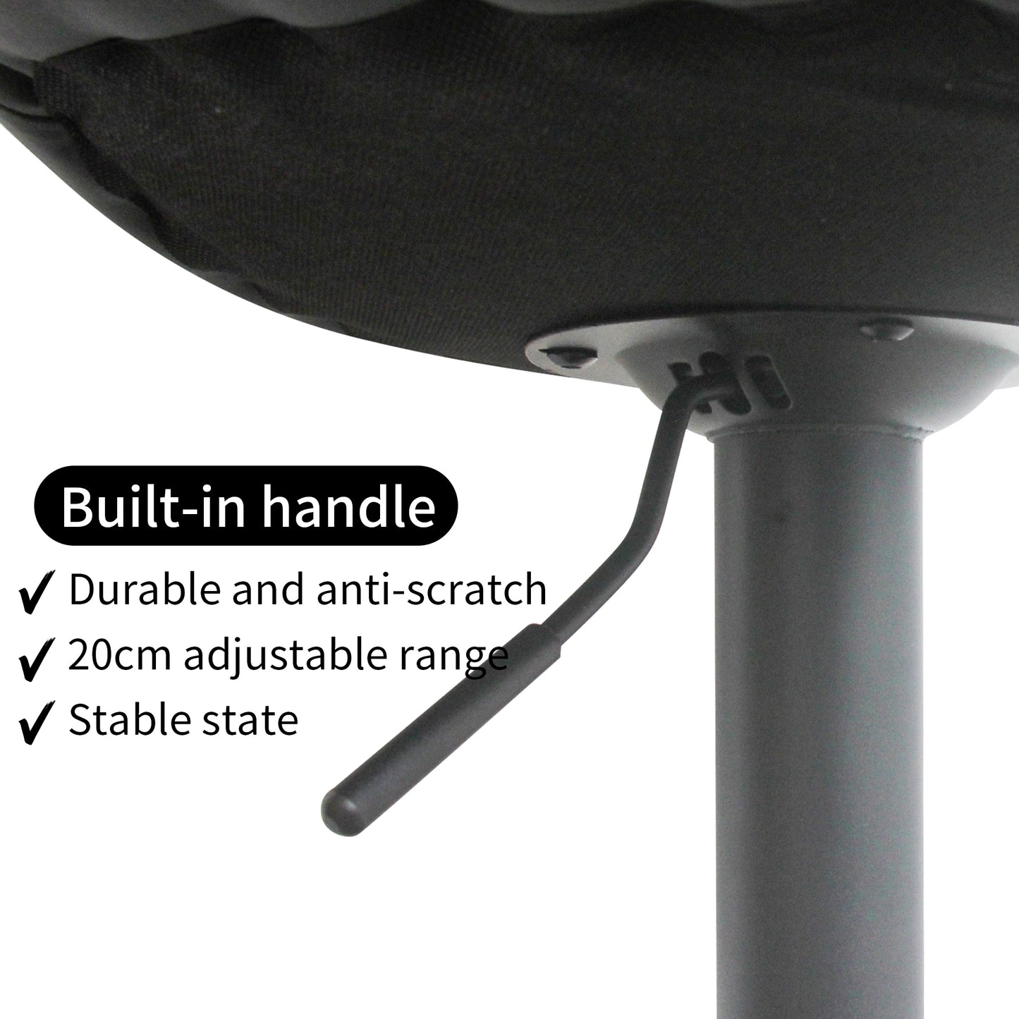 CHOTTO - Kage Bar Stools - Black x 2