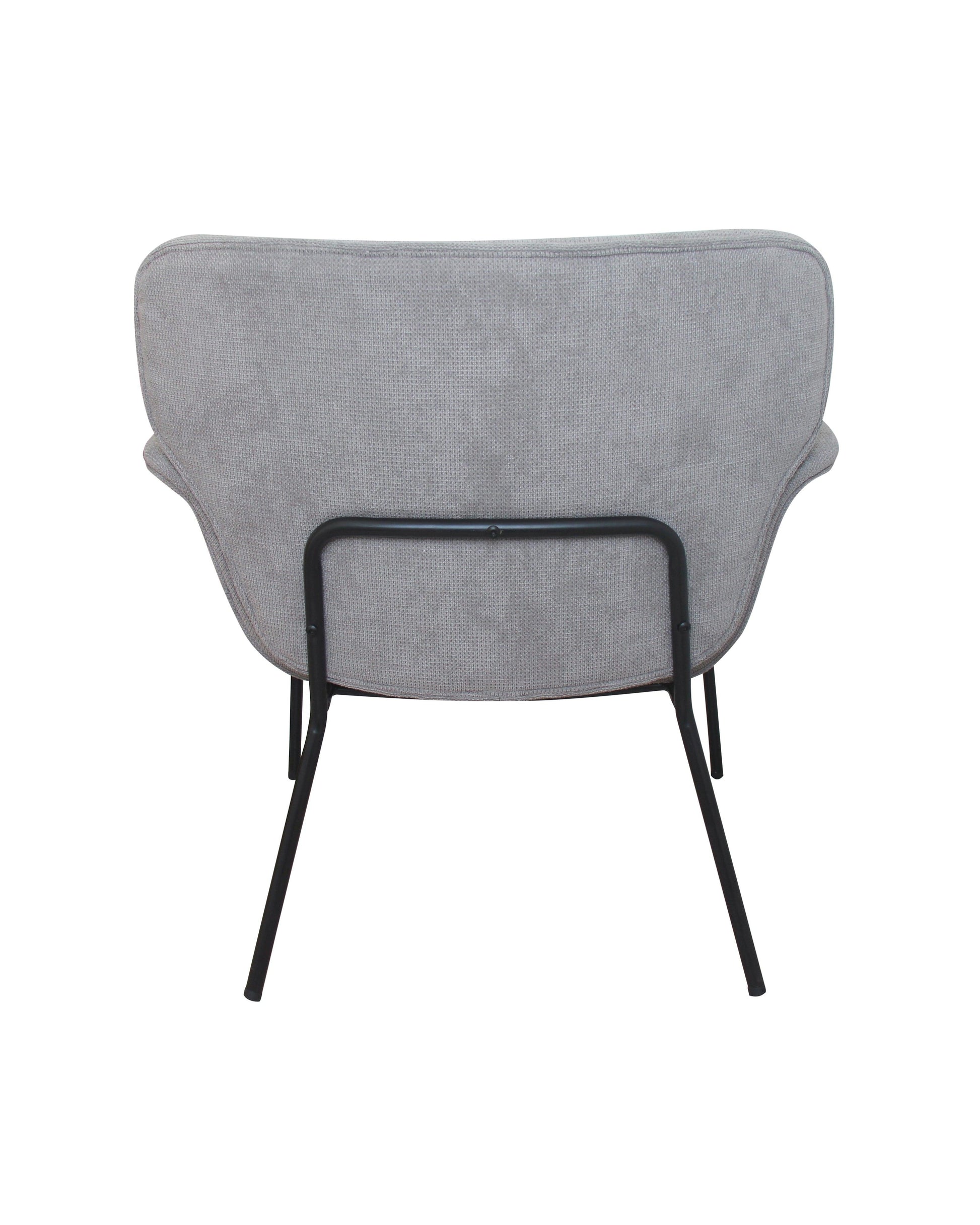 Suda Designer Lounge Armchair - Grey - Chotto Furniture