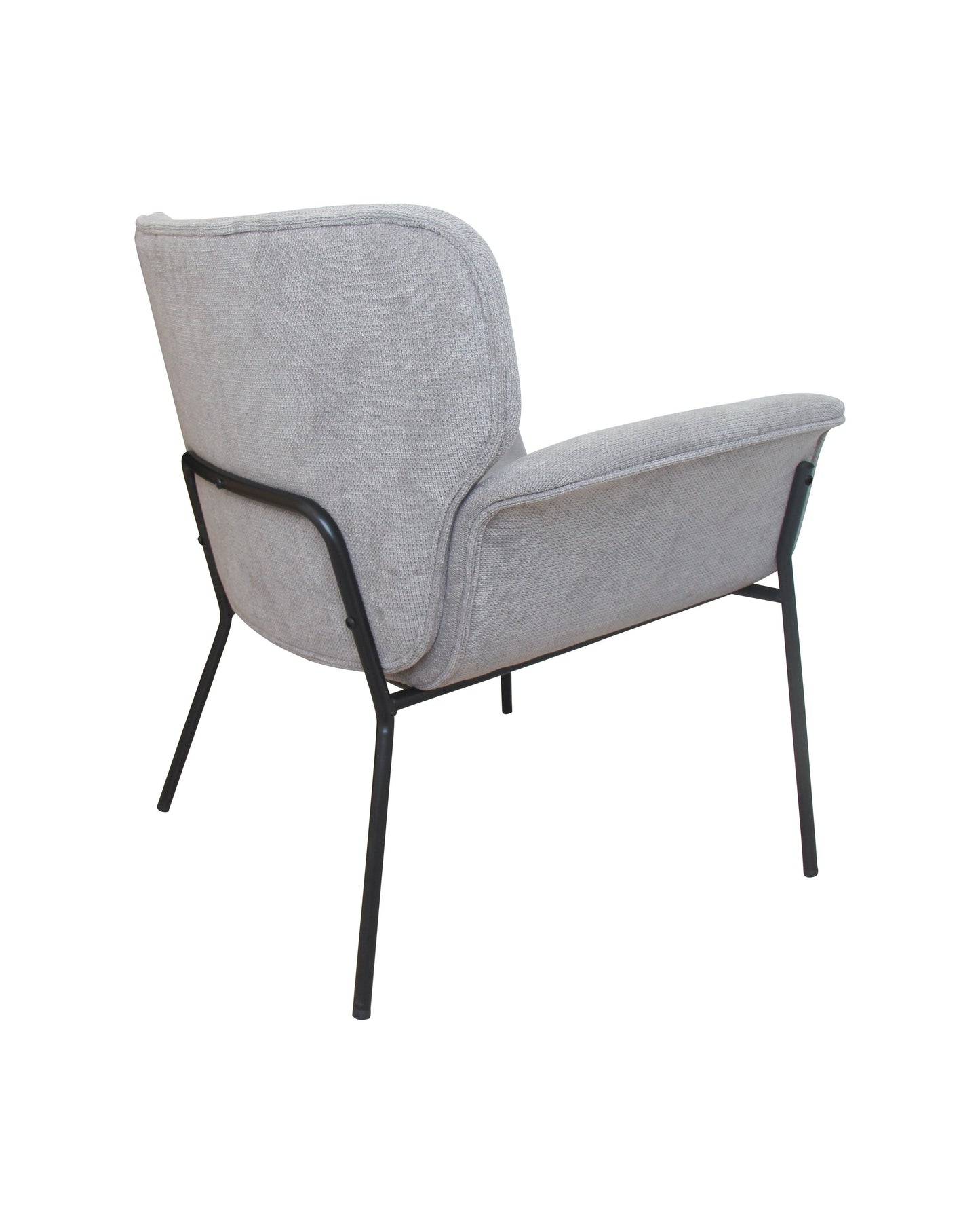 Suda Designer Lounge Armchair - Grey - Chotto Furniture