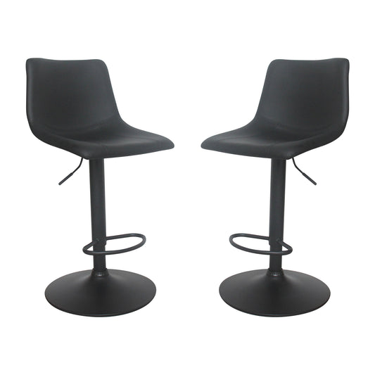 CHOTTO - Kage Bar Stools - Black x 2