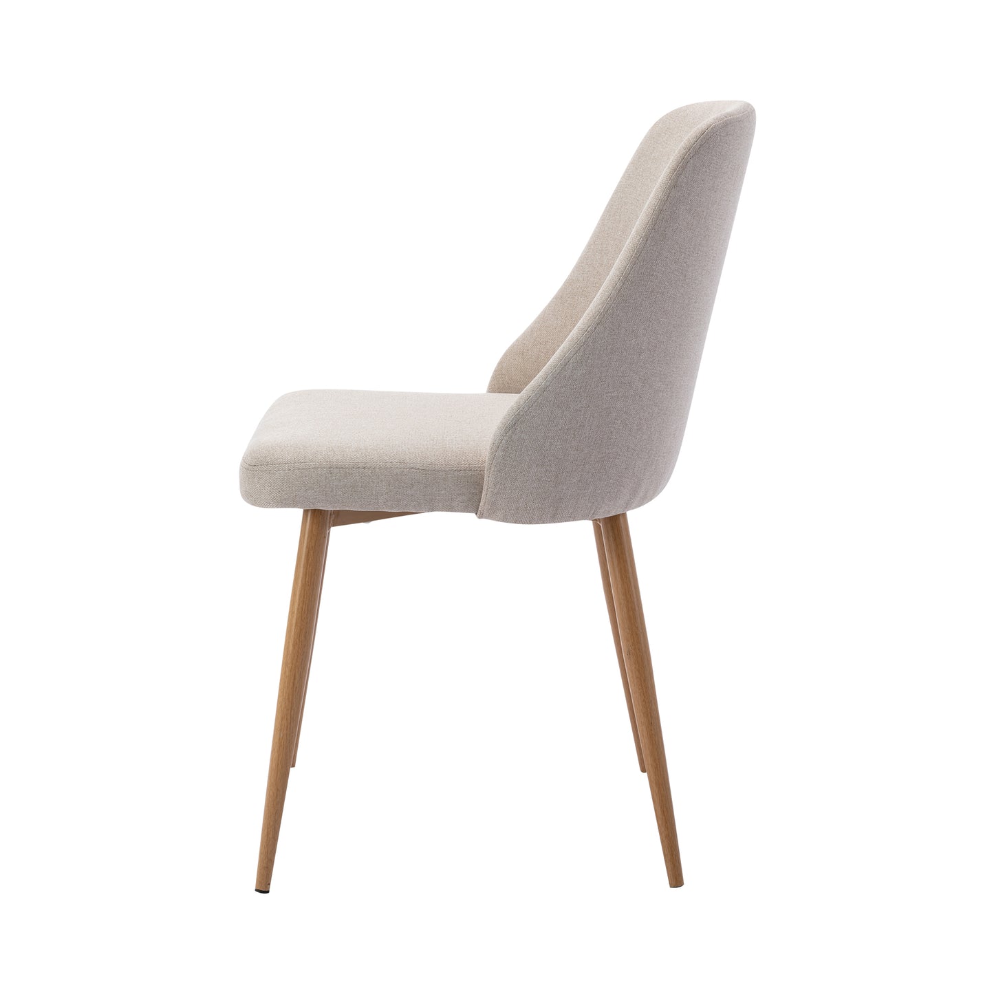 CHOTTO - Niko Dining Chairs - Beige (Set of 2)